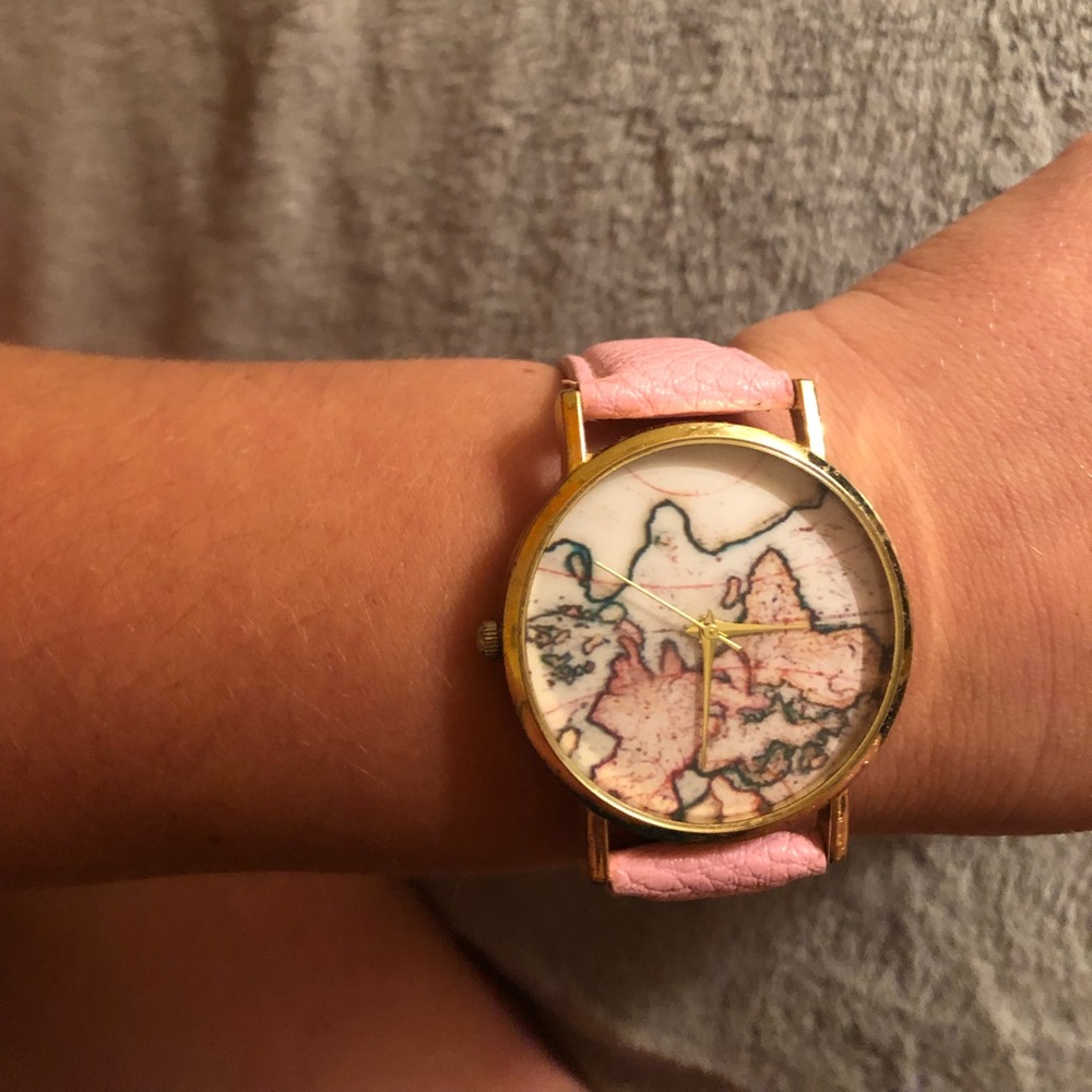 Pink journey inspired watch